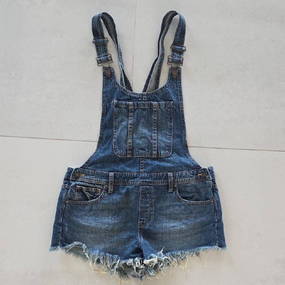We The Free People Denim Overalls Sz 28